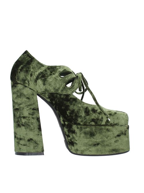 Décolleté modello R726PG in velluto JEFFREY CAMPBELL | R726PG-18VERDE